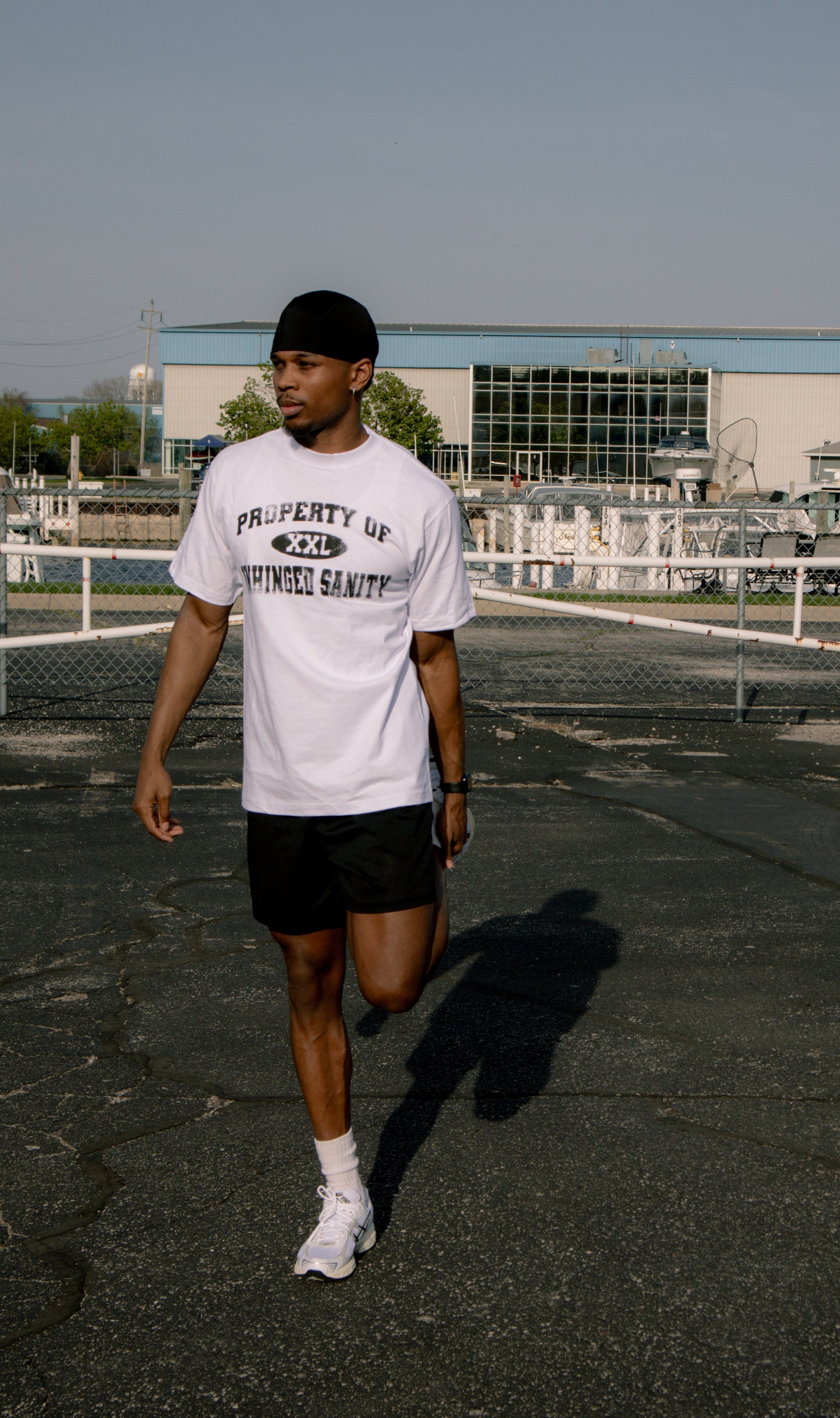 "Property of Unhinged Sanity" Vintage Athletic Tee